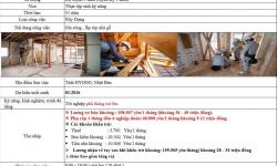 ĐƠN HÀNG TUYỂN DỤNG THÁNG 7